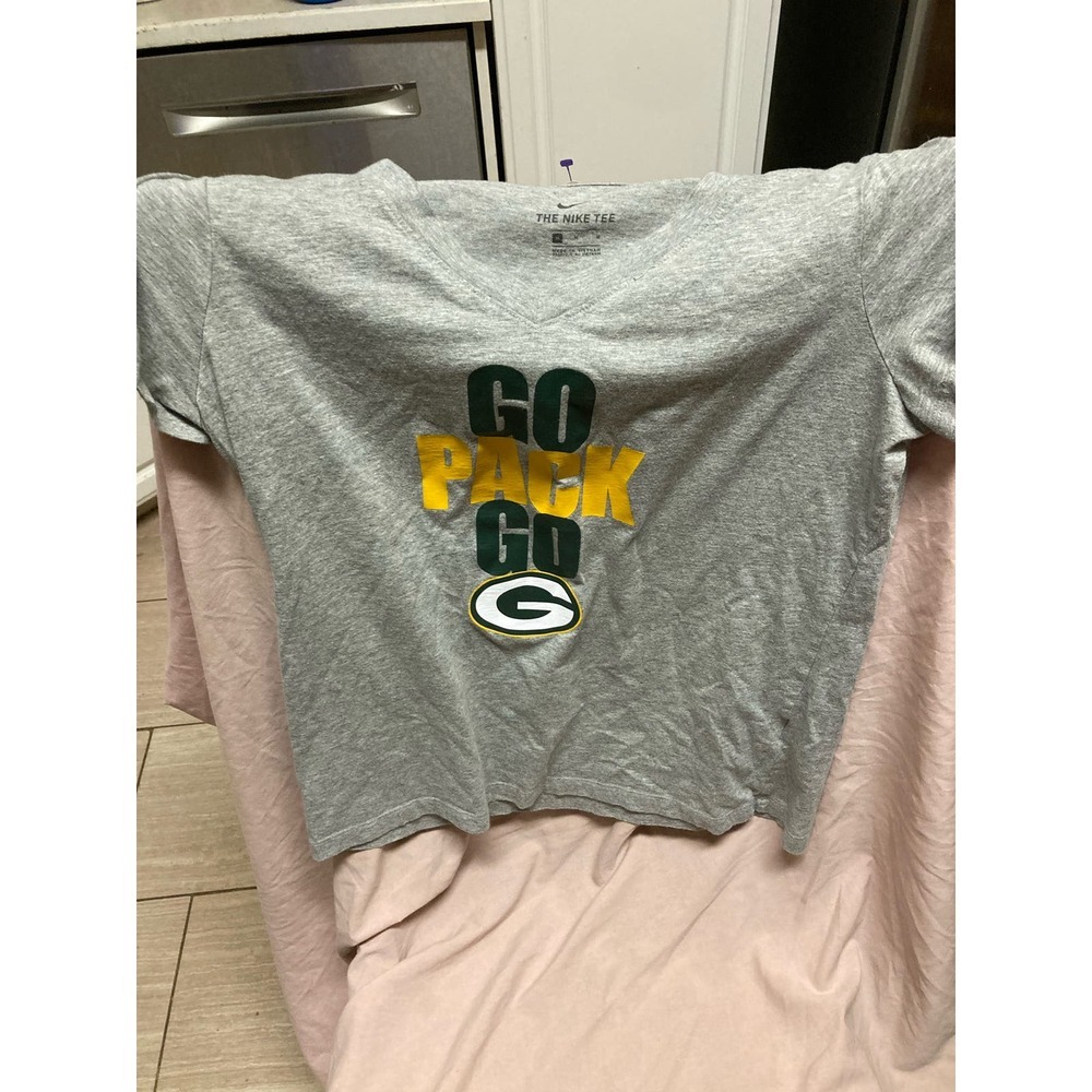 Women’s Nike Go Pack Go Green Bay Packers Shirt Size M - Picture 1 of 3